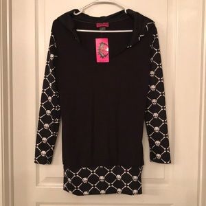 NWT Demi Loon Skeleton Hoodie